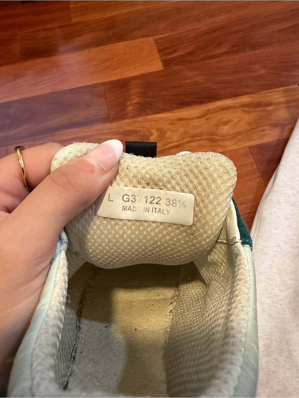 CHANEL Mint Green Suede & Leather Sneaker